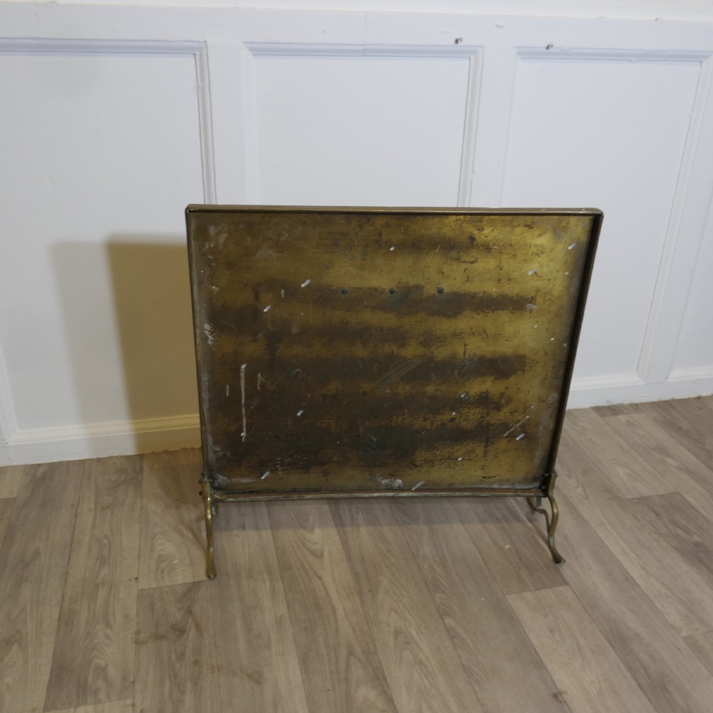Stylish Art Deco Brass Fire Screen View III