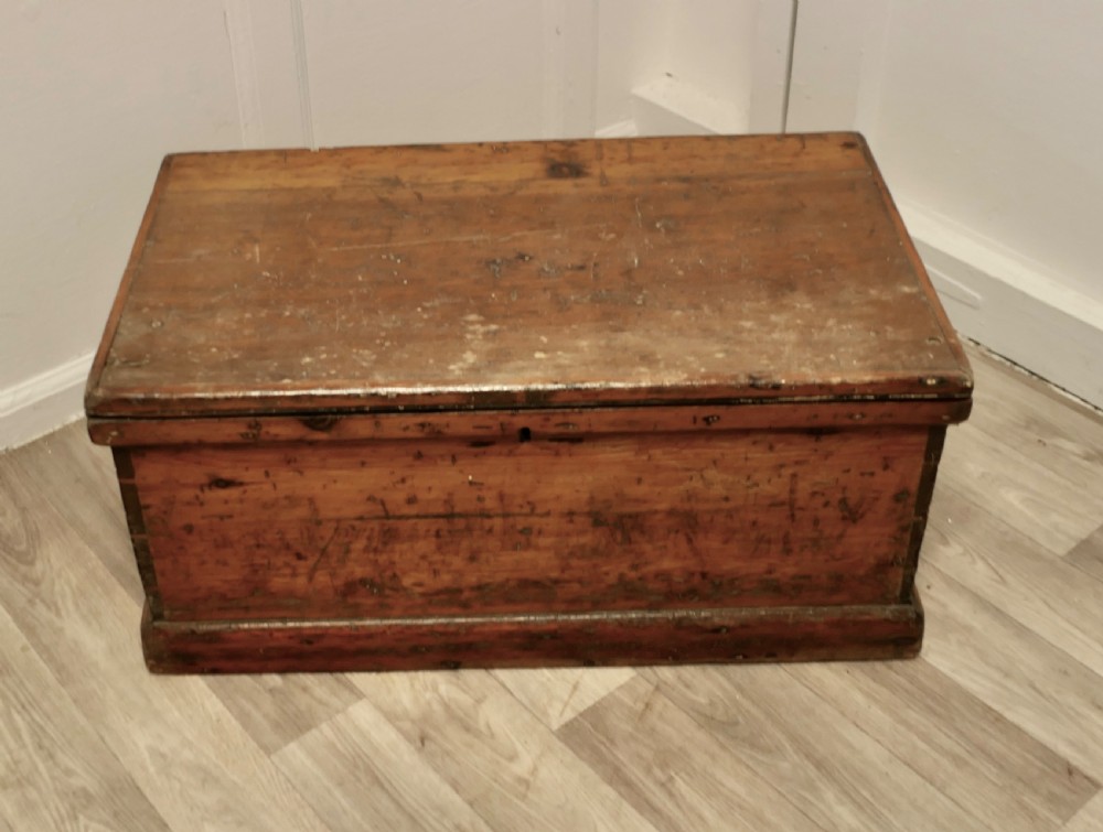 Victorian Pine Blanket Box,   View II