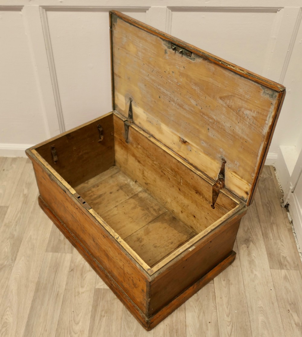 Victorian Pine Blanket Box,   View V