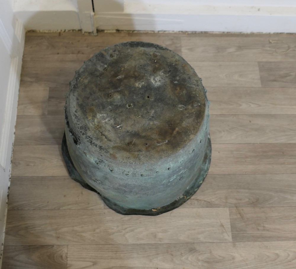 An Early 19th Century Riveted Antique Copper Cauldron View VI