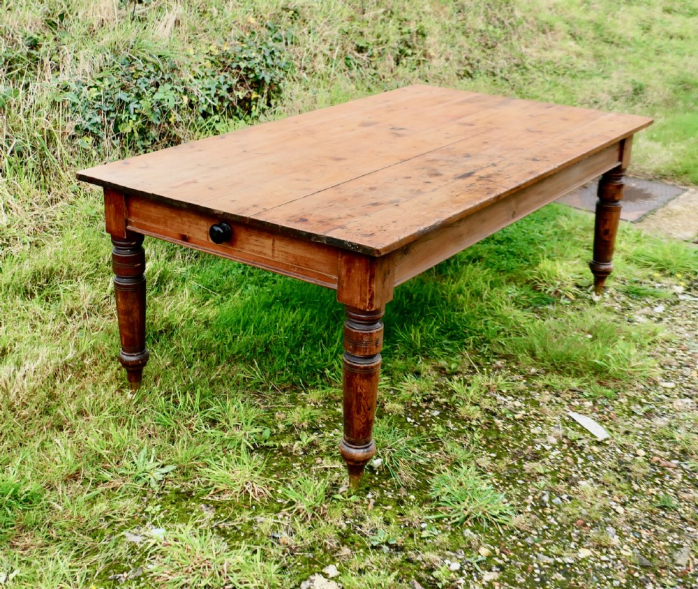 12 Seater Victorian Pine Farmhouse Table View II