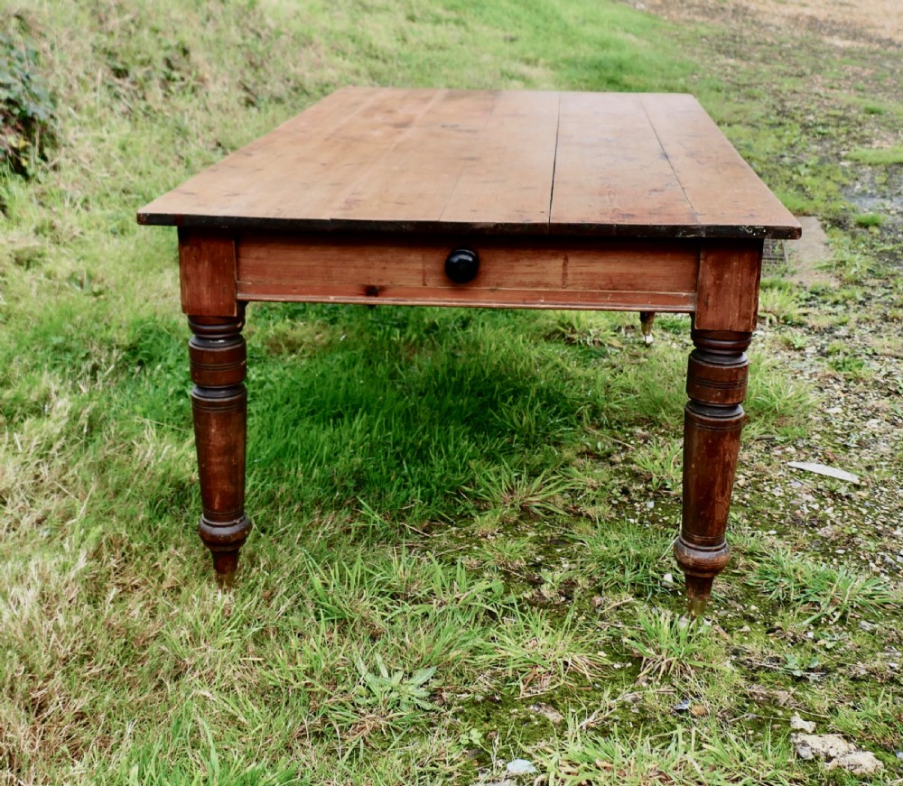 12 Seater Victorian Pine Farmhouse Table View IV