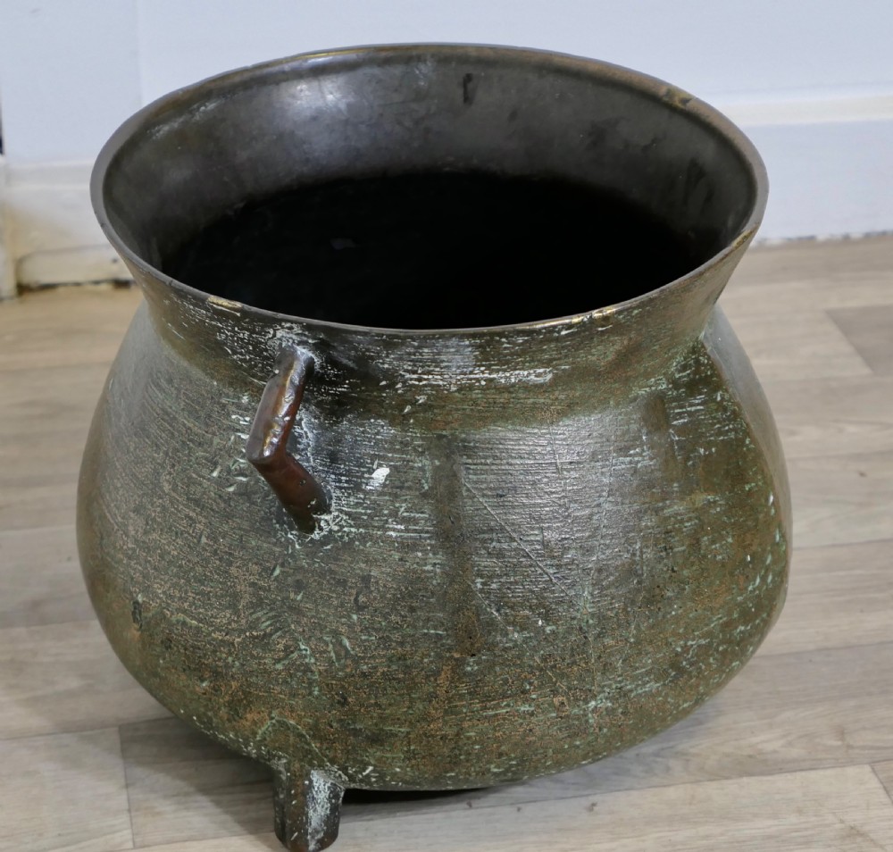 19th Century Bronze Cauldron Cooking Pot View IV