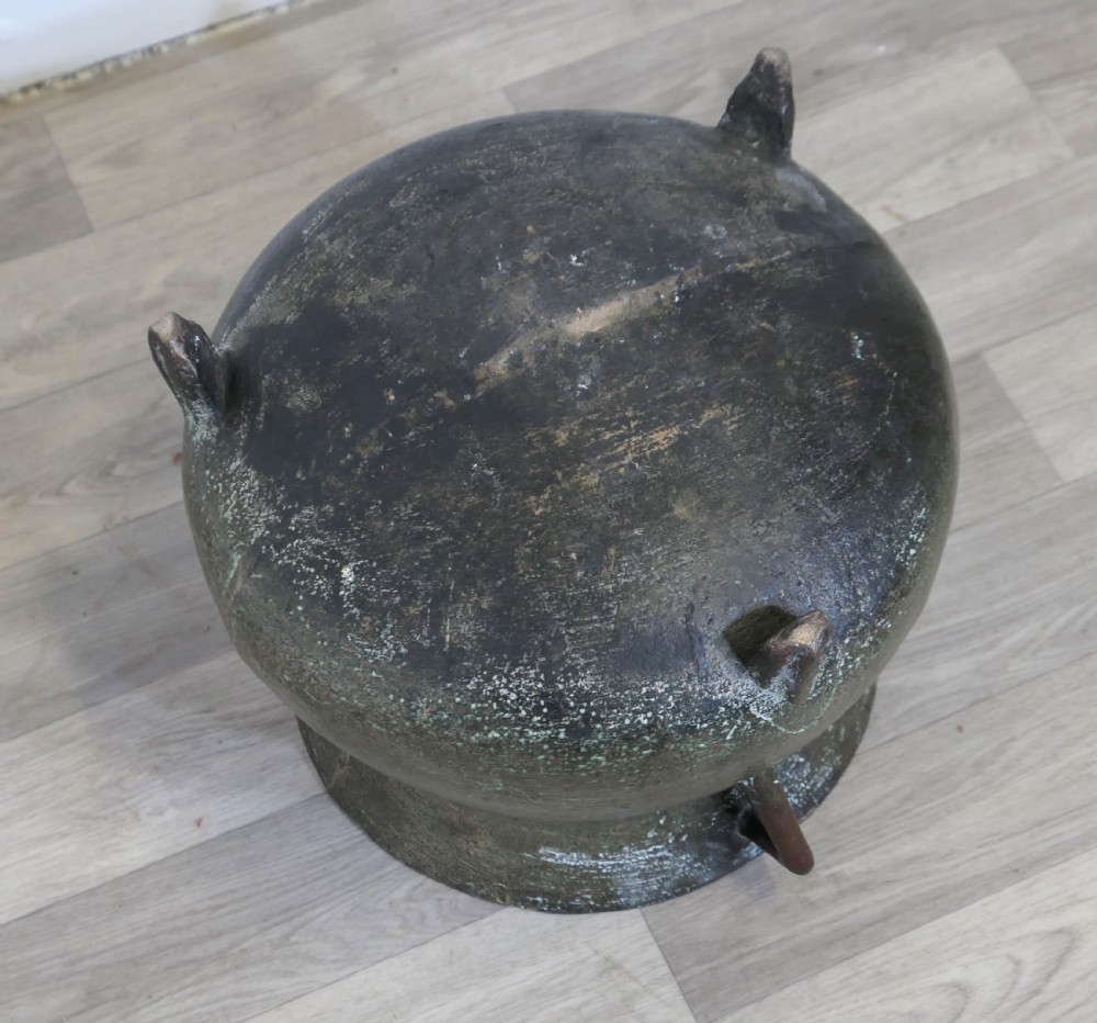19th Century Bronze Cauldron Cooking Pot View VI