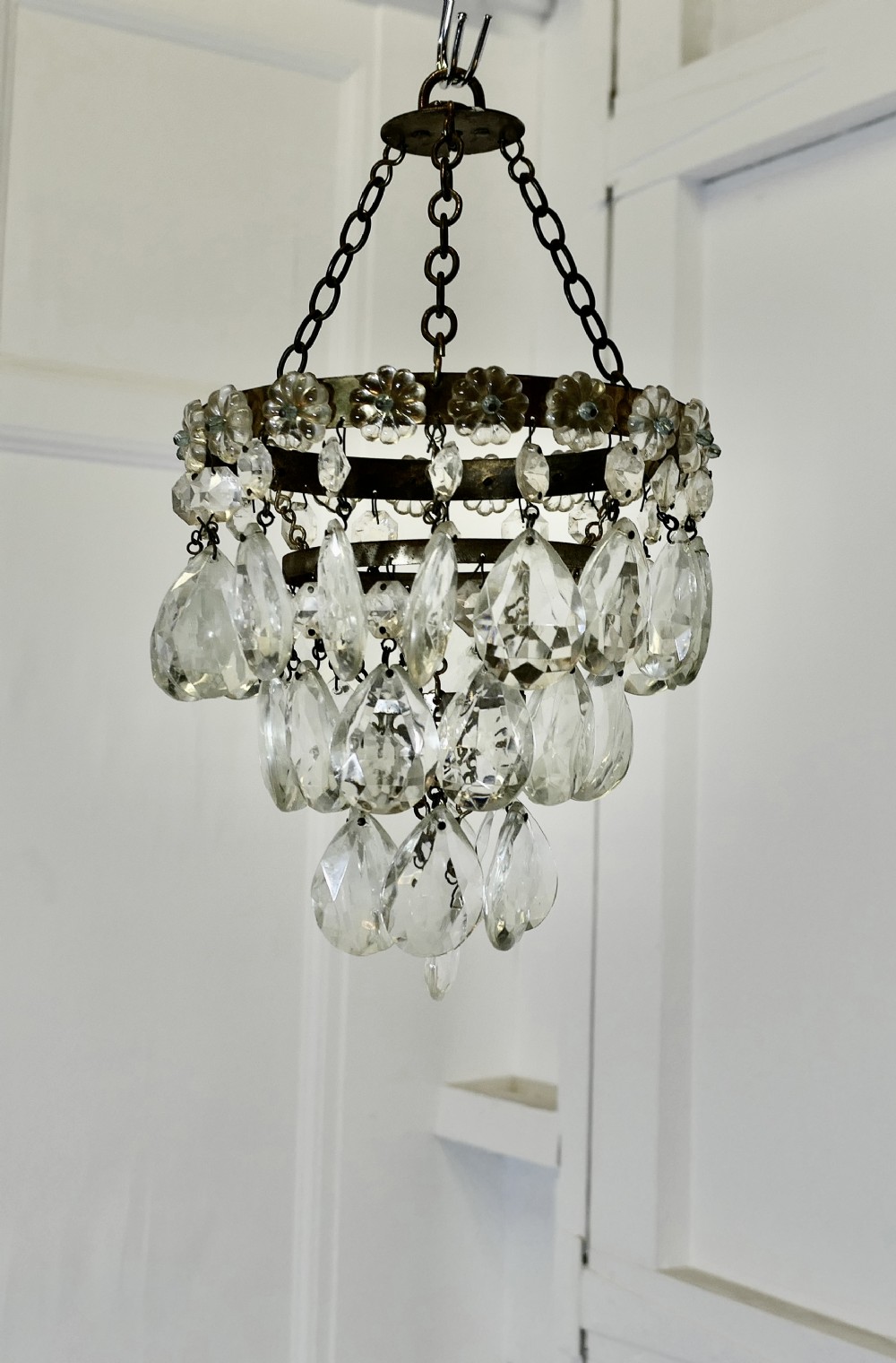 Petite 3 Tier Waterfall Lampshade, Chandelier