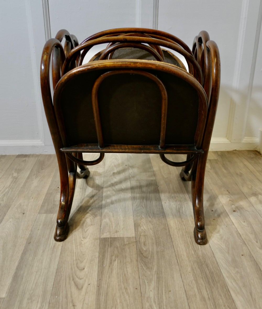 Classic 3 Section Thonet Bentwood Magazine Stand  View VI