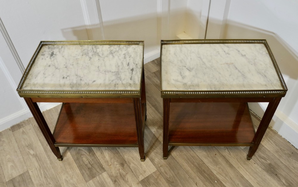 A Pair of French 19th Century Occasional Lamp Tables View III