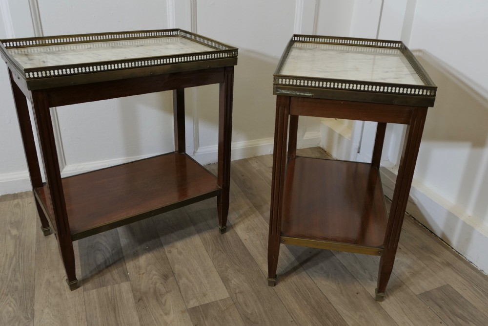 A Pair of French 19th Century Occasional Lamp Tables View VI