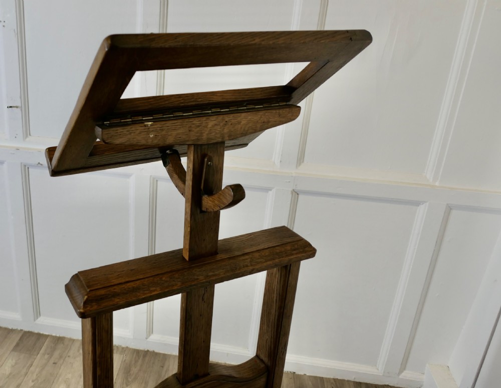 19th Century Oak Reading Stand View IV