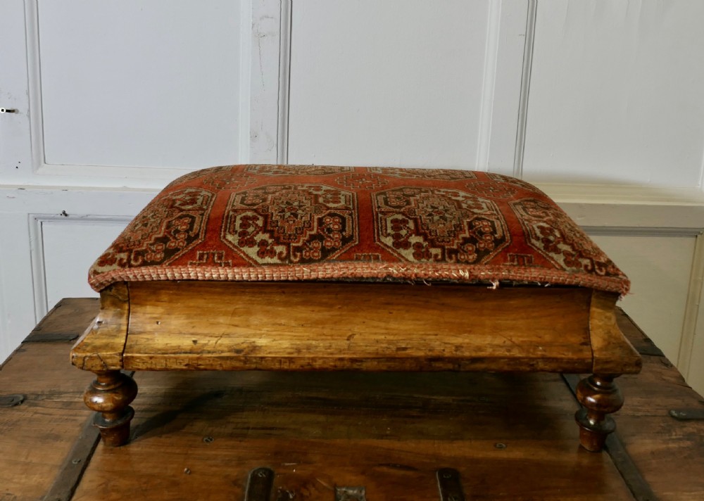 Early Victorian Bed Step, Foot stool