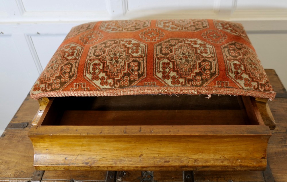 Early Victorian Bed Step, Foot stool View III