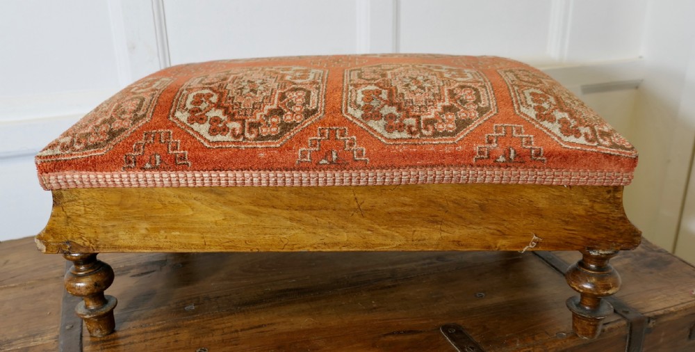 Early Victorian Bed Step, Foot stool View V
