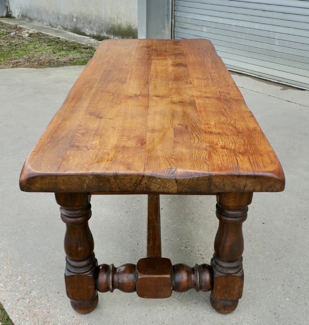 Very Heavy French 12 Seater Oak Farmhouse Table View XIII