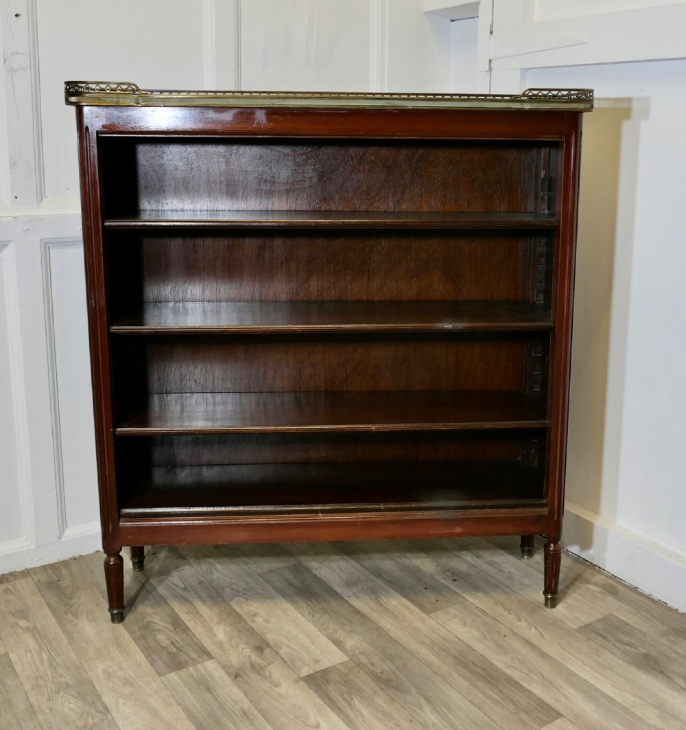 French Open Book Case with a Marble top View III
