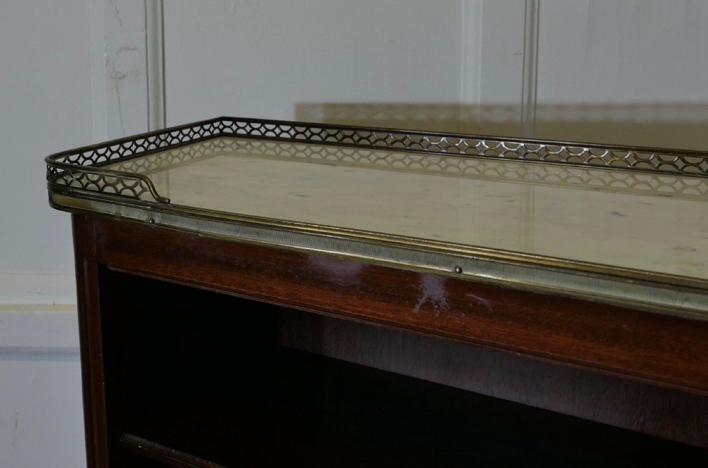 French Open Book Case with a Marble top View VI