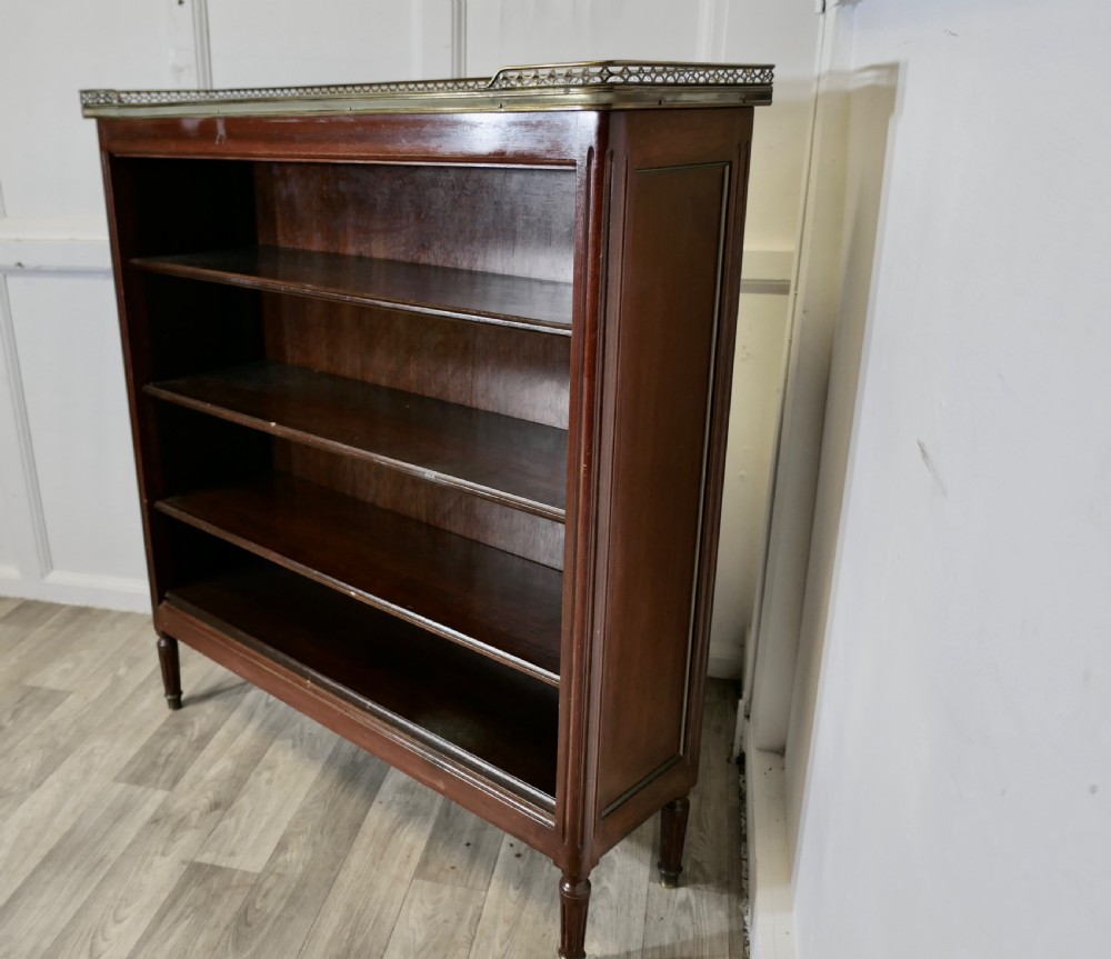French Open Book Case with a Marble top View VII