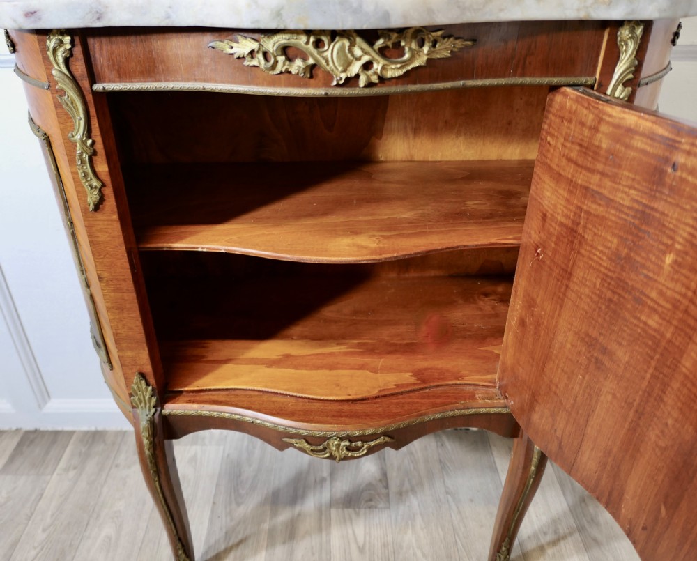 Charming Vernis Martin Side or Music Cabinet View IX
