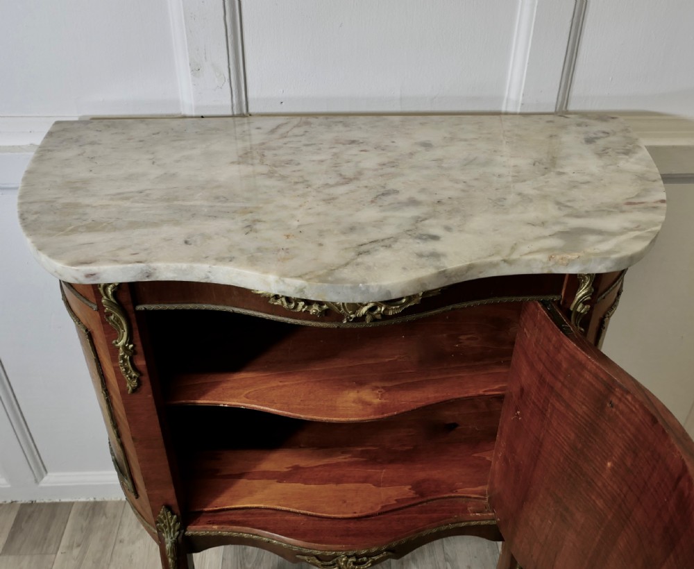 Charming Vernis Martin Side or Music Cabinet View X