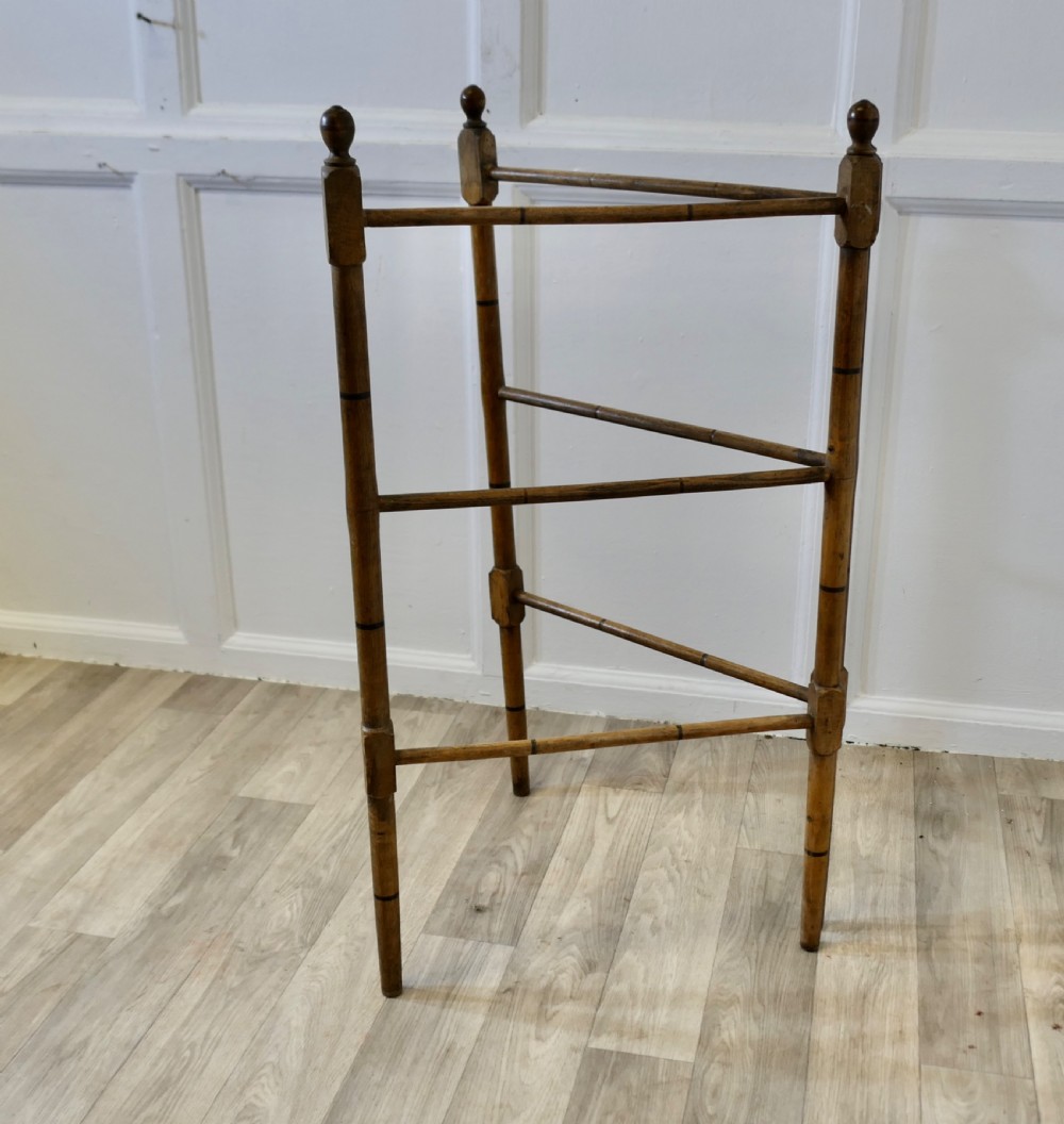 Rustic Pine Nursery Towel Drying Rail View II