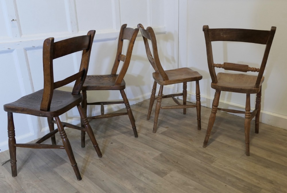 Four Beech and Elm Bar Back Kitchen  Chairs View VII