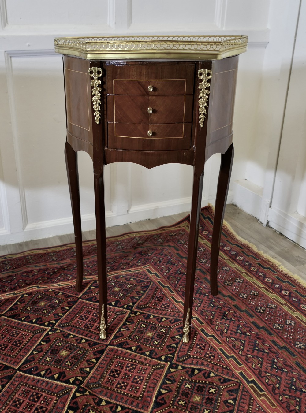 A Pair of French Small Side Tables or Bedside Cabinets   View III