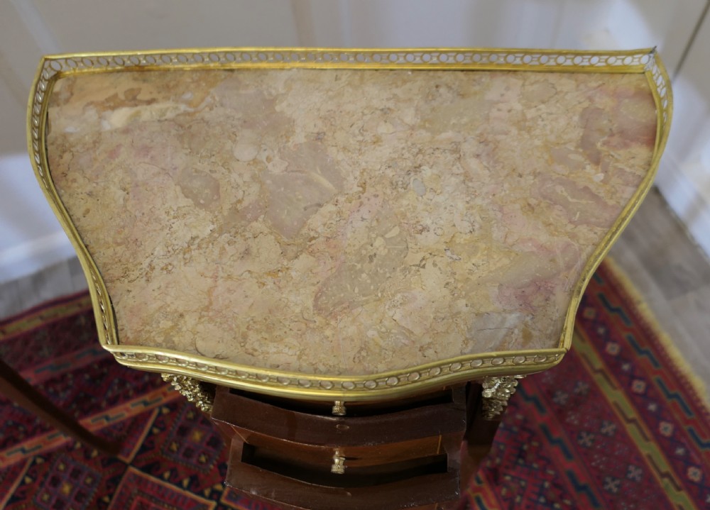 A Pair of French Small Side Tables or Bedside Cabinets   View IV