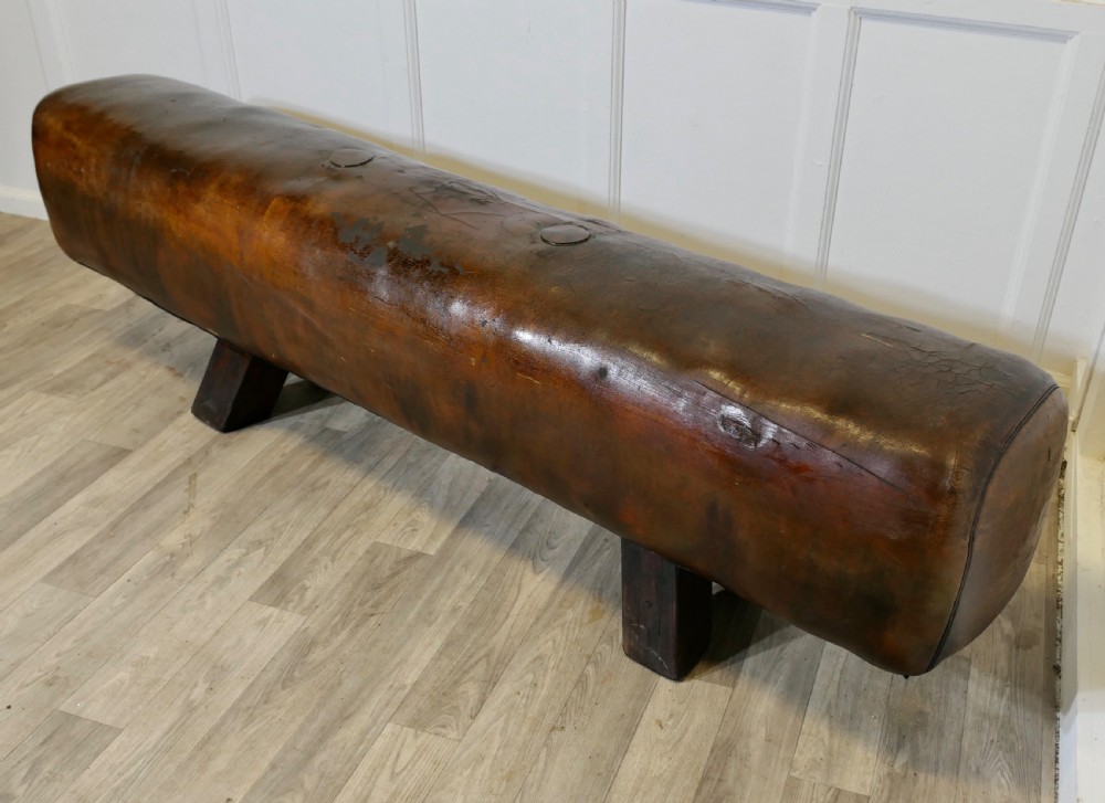 A Long Leather Pommel Horse Bench Seat View VI
