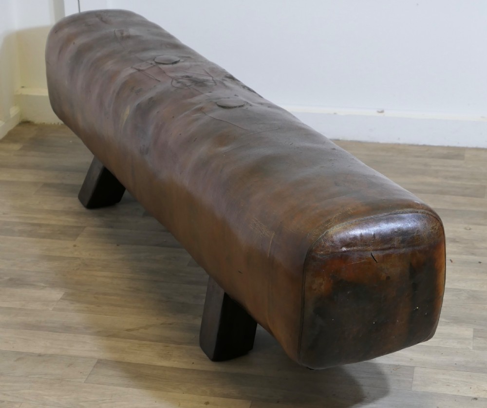 A Long Leather Pommel Horse Bench Seat View IX