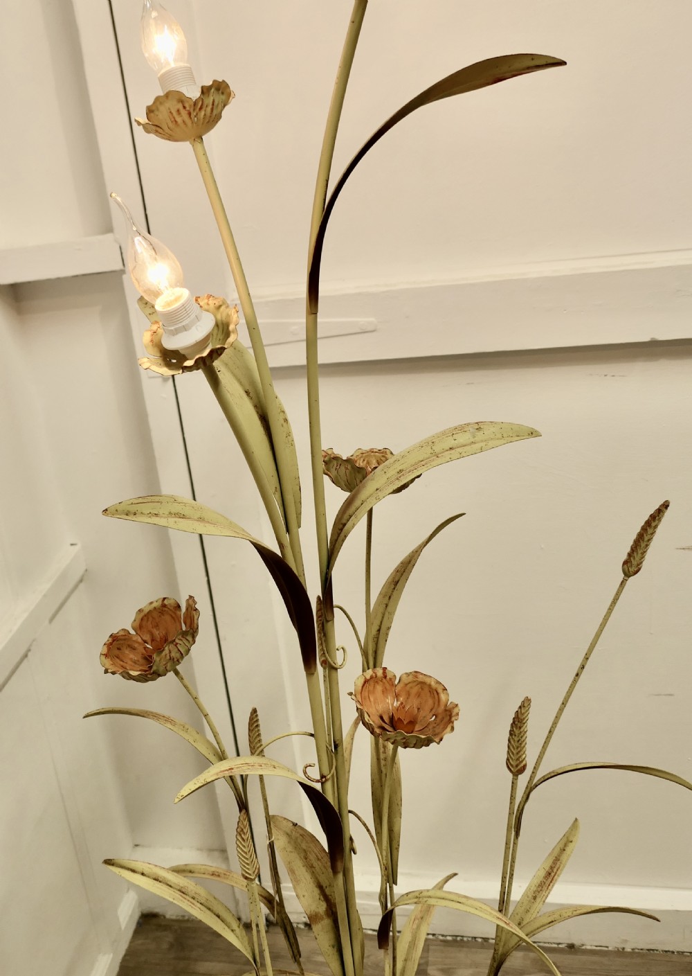 French Toleware Orangery Lamp,  Floor Lamp  View IV