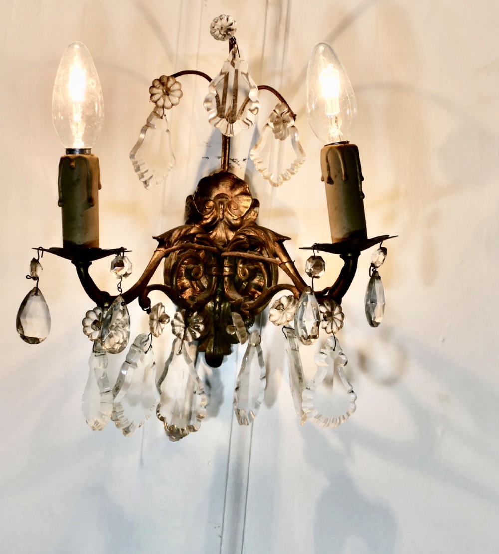 A Pair of  Twin Wall Chandeliers, Twin Sconce Wall Lights View II