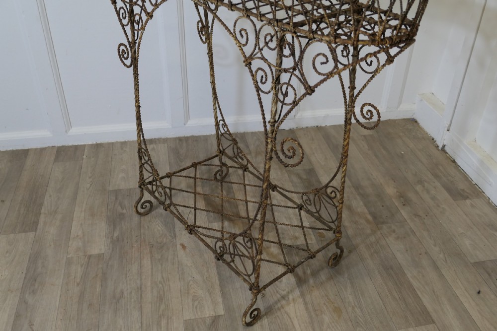 A Regency Wire Work Plant Stand View V