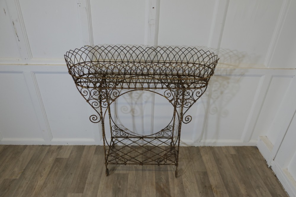 A Regency Wire Work Plant Stand View VIII