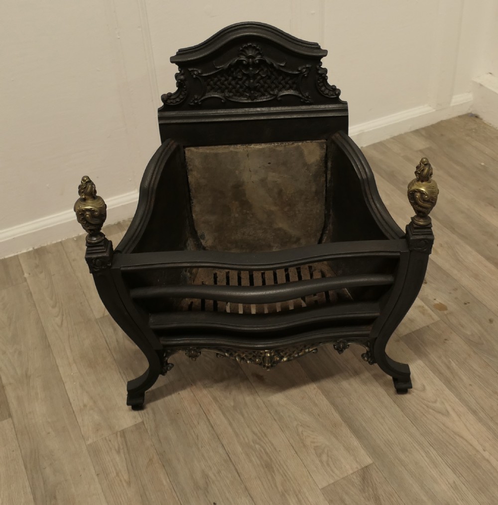 A Large Regency Iron Fire Grate View II