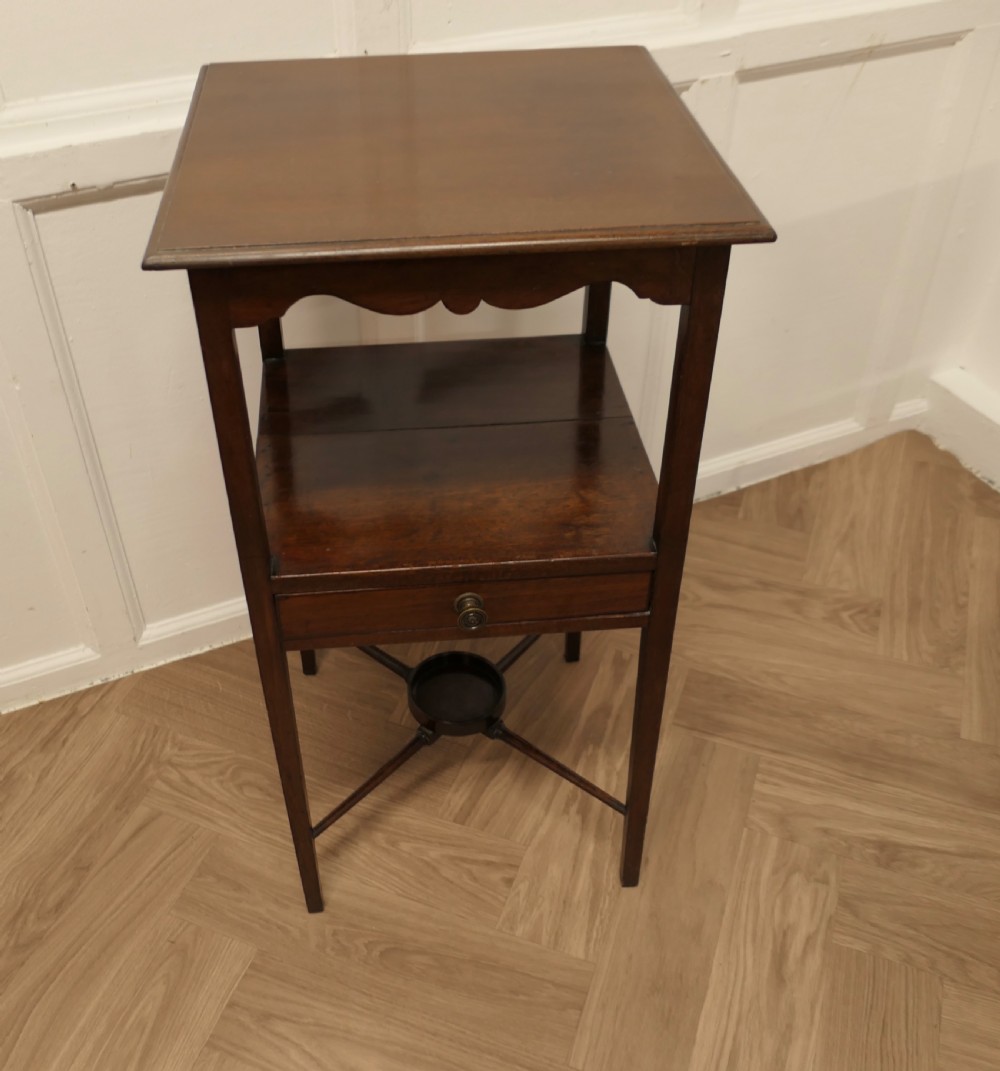 A Near Pair of Georgian Style, Side or Bedside Tables View V