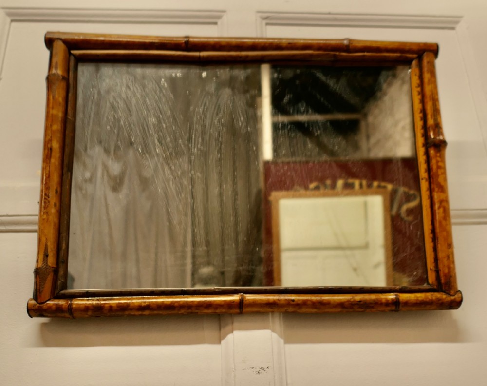 Elegant Bamboo Wall Mirror