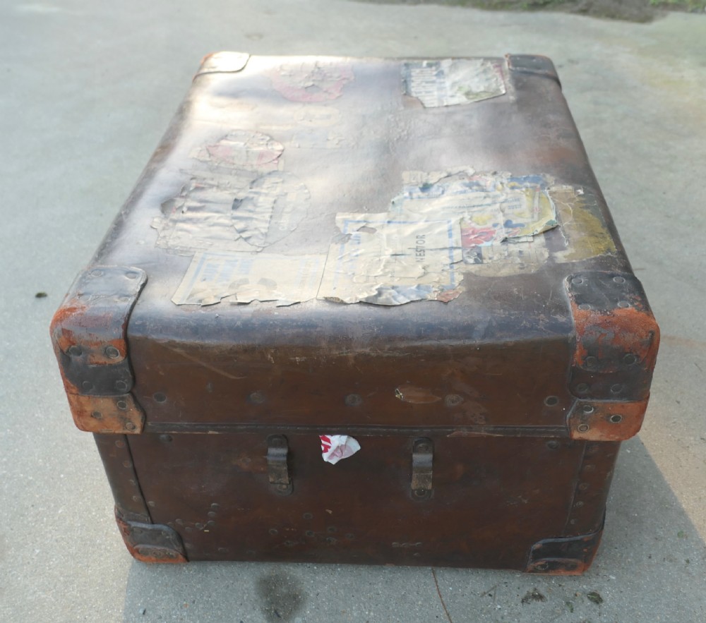 A Leather Bound “Osilite” Trunk Suit Case by H J Cave & Sons View IV
