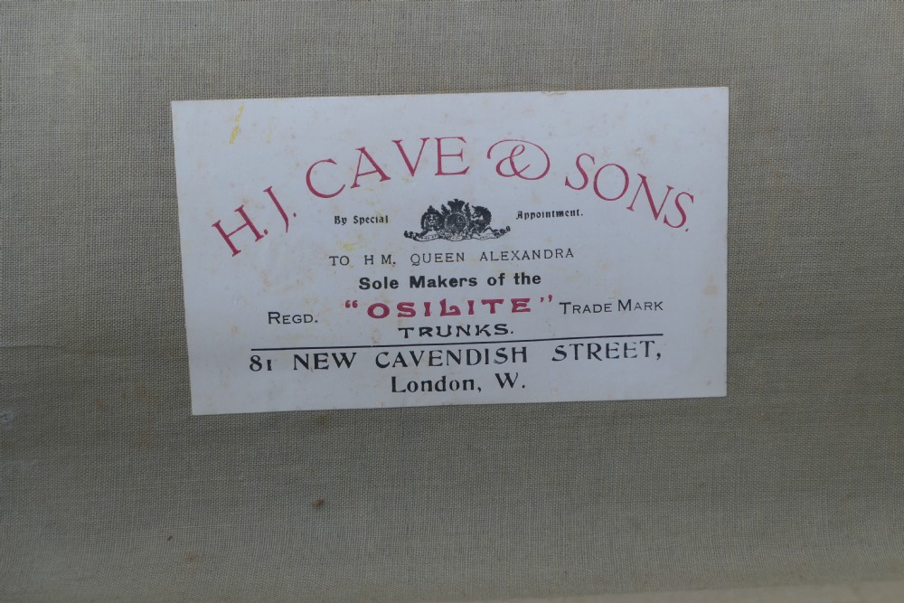 A Leather Bound “Osilite” Trunk Suit Case by H J Cave & Sons View VII