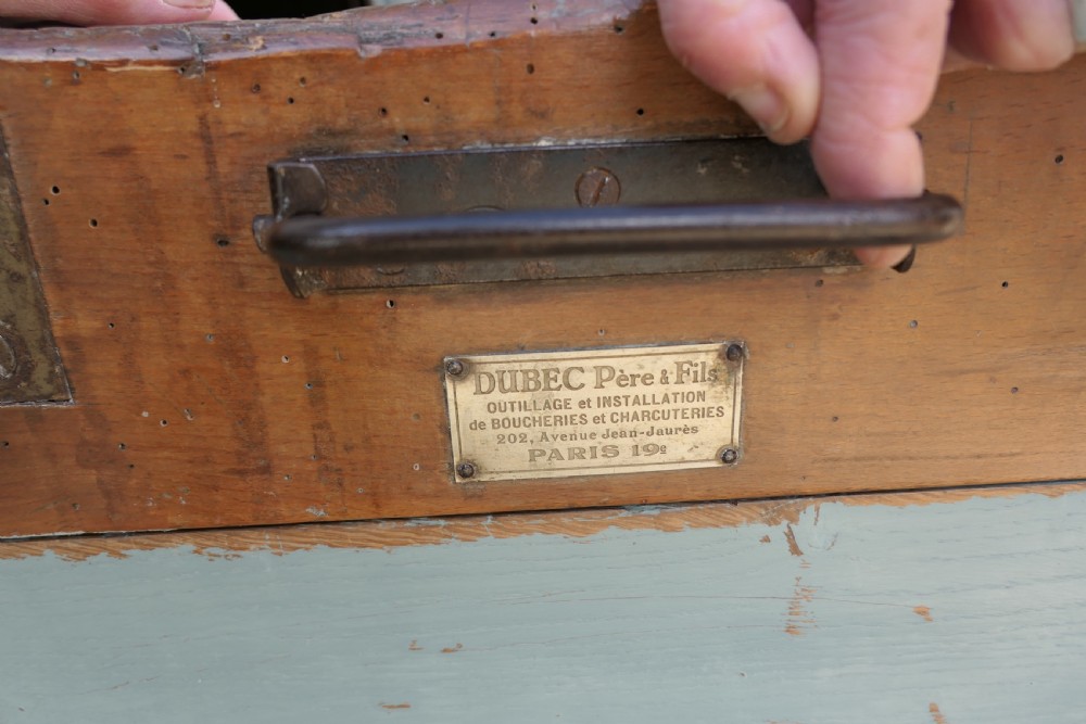 A Good French Butcher’s Block  from  Dubec View IV