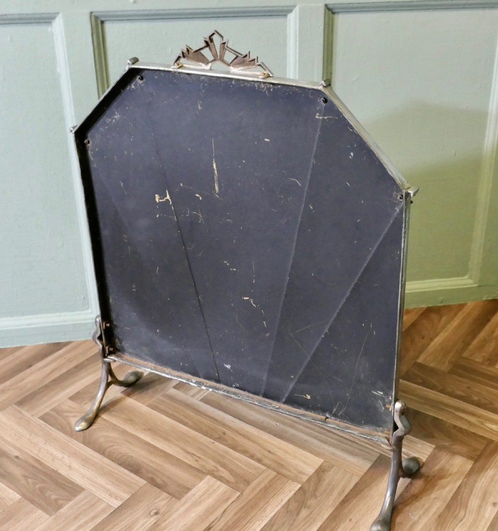Arts Deco Chrome Fire Screen  View VII