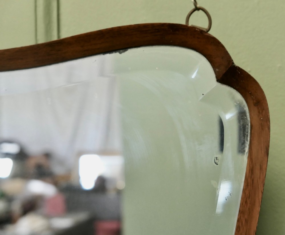 An Attractive Art Deco Walnut Mirror  View IV