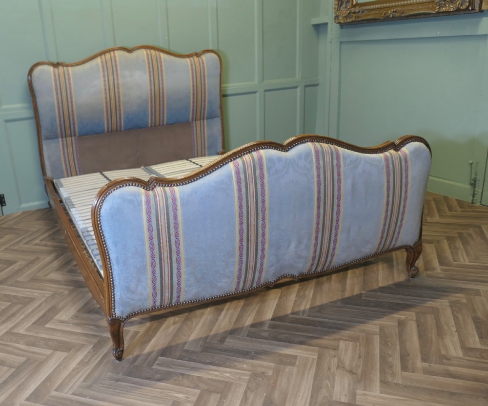 French Upholstered Double Bed 