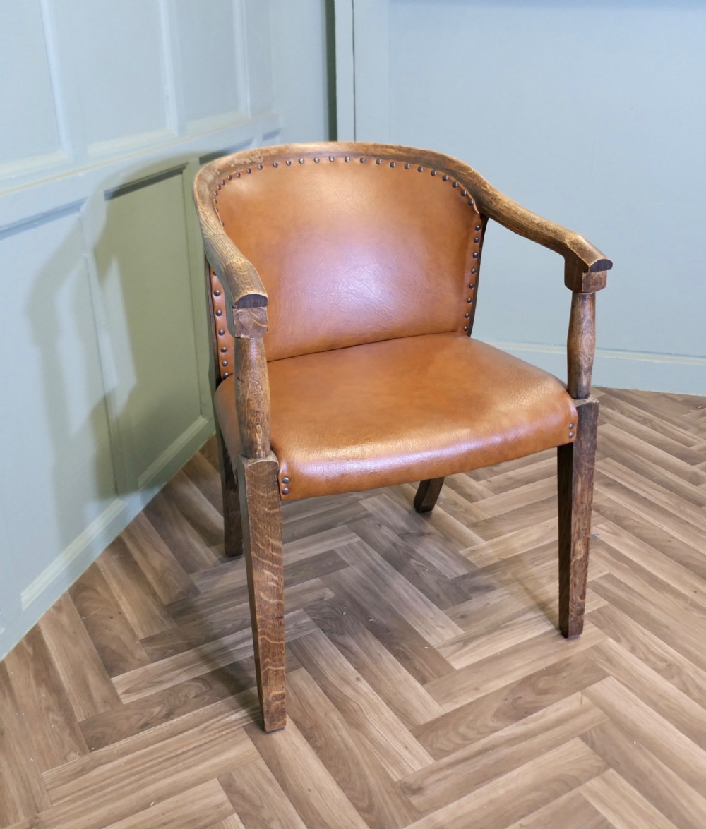 Art Deco Desk Chair, Board Room or Office Chair View III