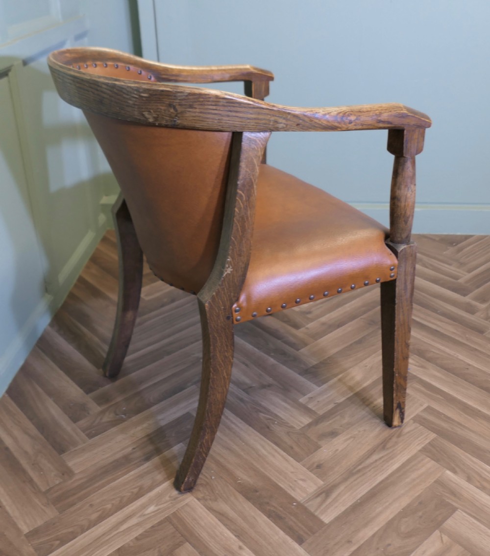 Art Deco Desk Chair, Board Room or Office Chair View IV