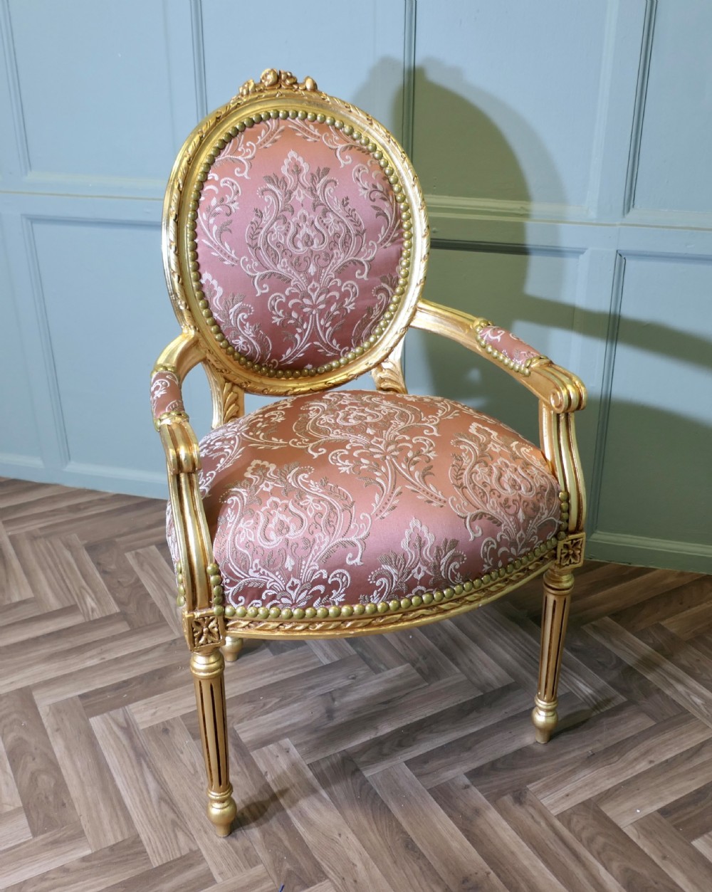 A Superb French 19th Century Gilt Salon Chair View II