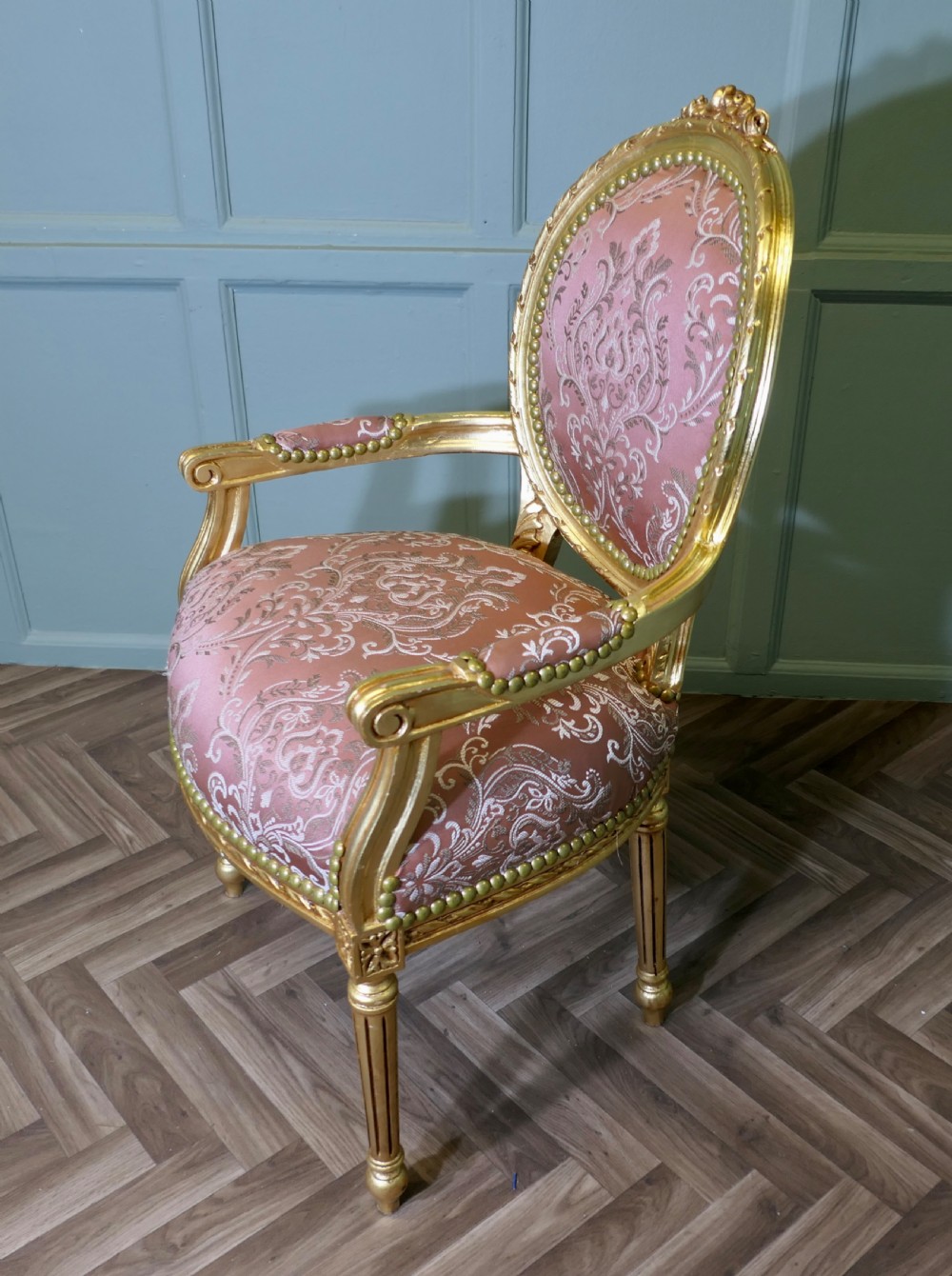 A Superb French 19th Century Gilt Salon Chair View III