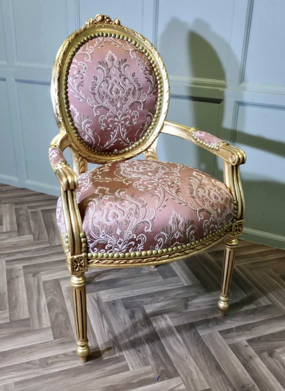 A Superb French 19th Century Gilt Salon Chair View VI