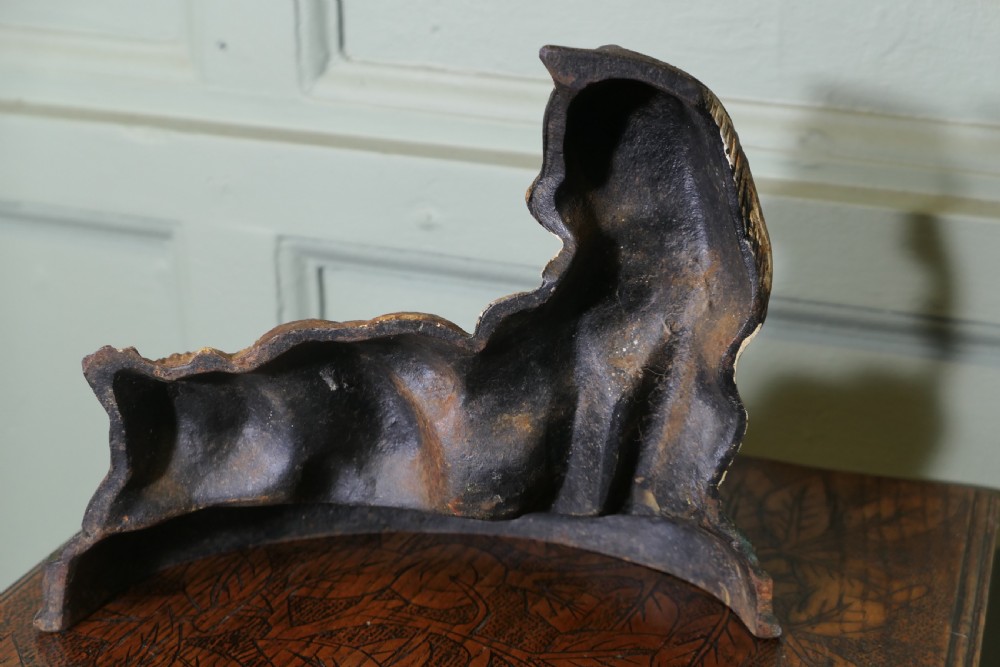 Cold Painted Cast Iron Door Stop, with Kittens View VI