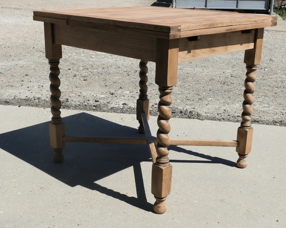 Golden Oak Cottage Draw Leaf Table View II