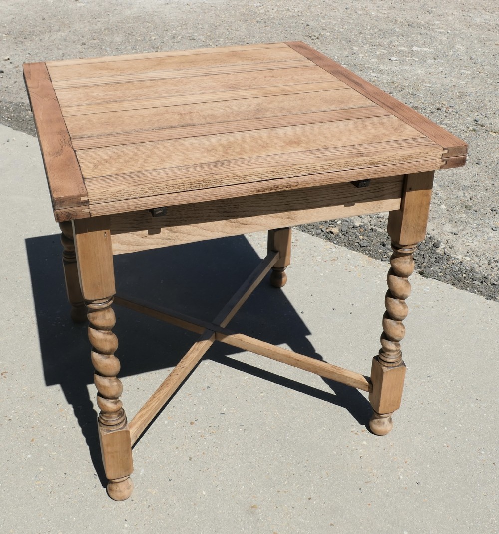Golden Oak Cottage Draw Leaf Table View III