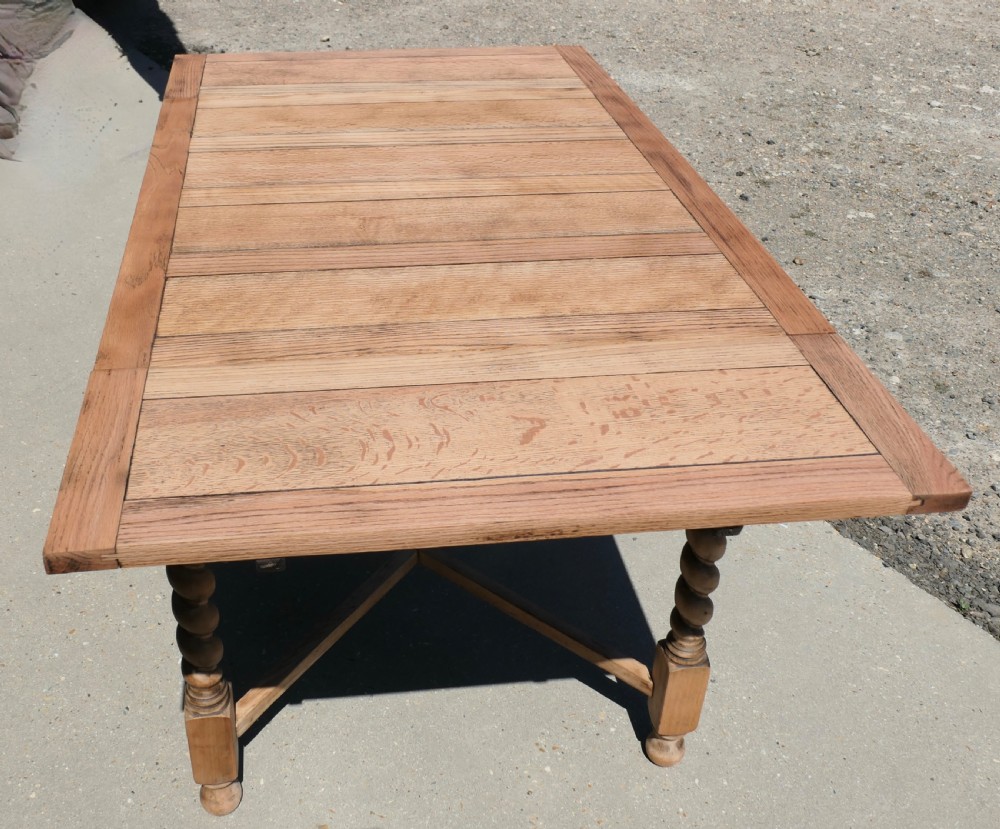 Golden Oak Cottage Draw Leaf Table View IV
